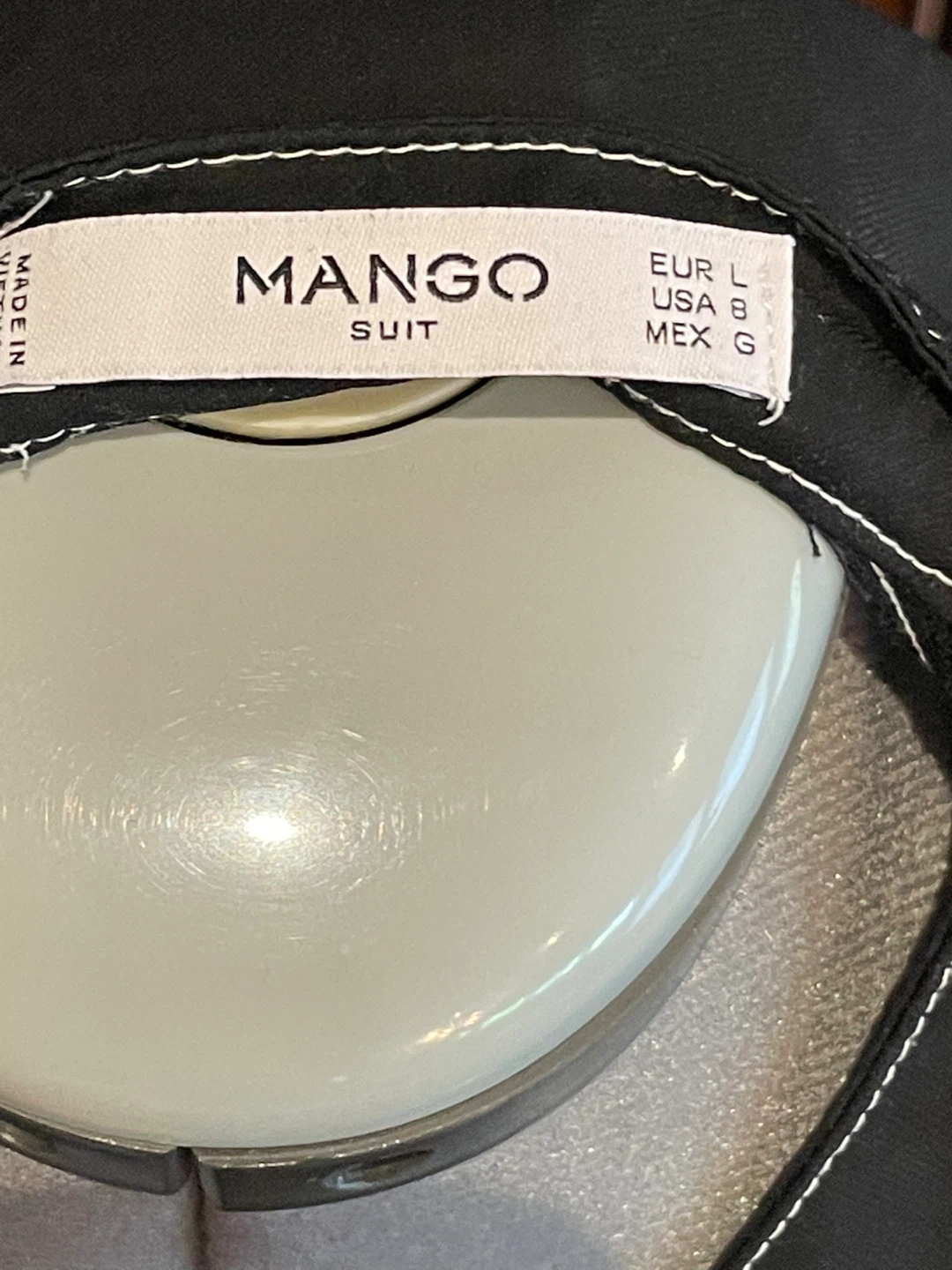 Mango Suit Women's Black Blouse - Size L - photo 3