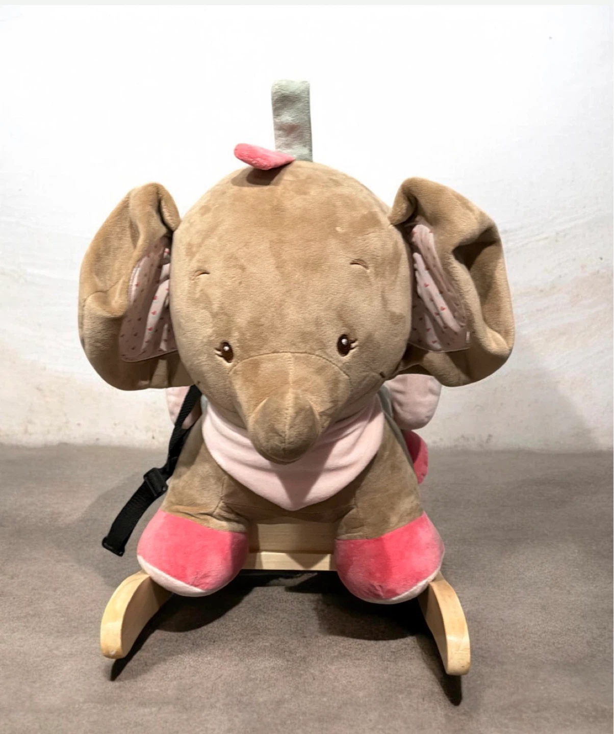 Nattom Elephant Plush Rocker