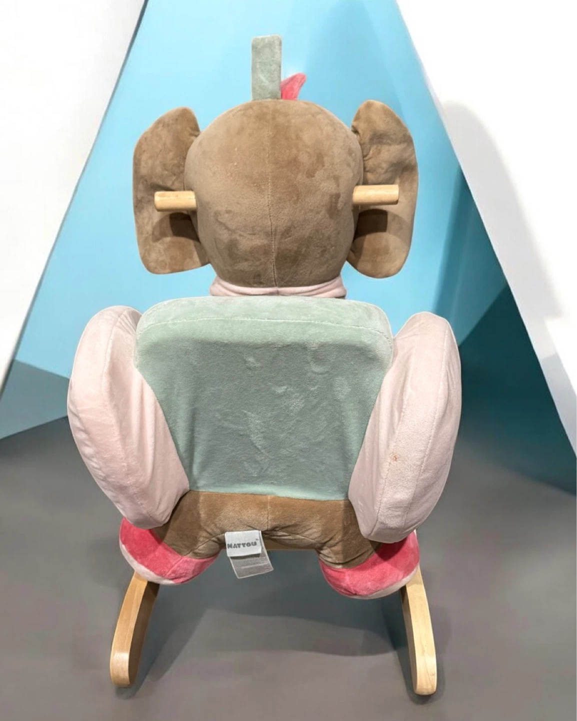 Nattom Elephant Plush Rocker - photo 4