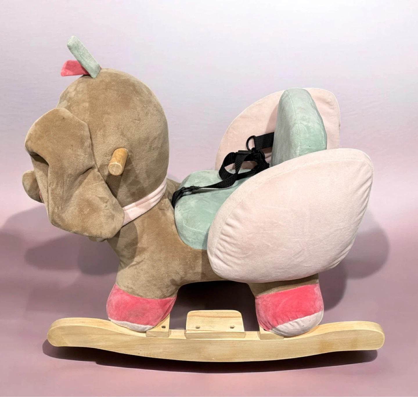 Nattom Elephant Plush Rocker - photo 3