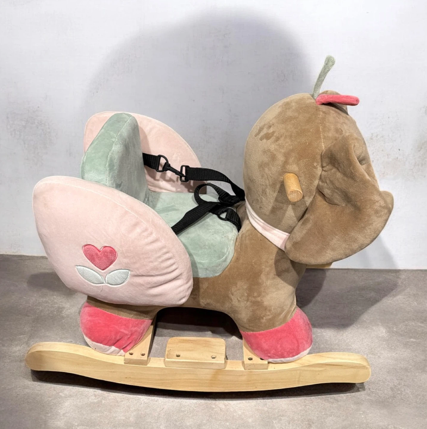 Nattom Elephant Plush Rocker - photo 2