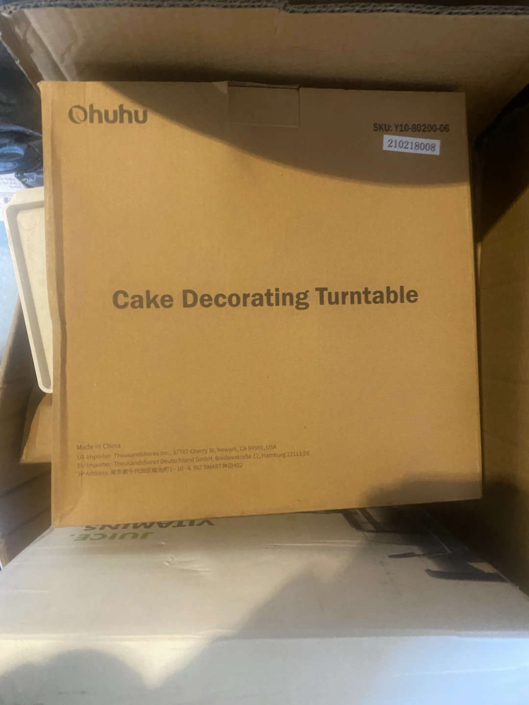 Free delivery Ohuhu Cake Decorating Turntable
