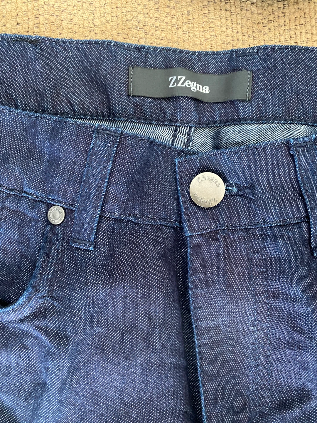 Z Zegna Cotton Silk Denim Jeans Size 32