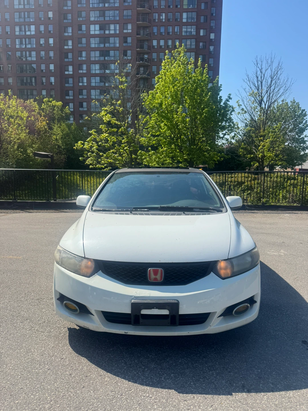 White 2009 Honda Civic Coupe ex