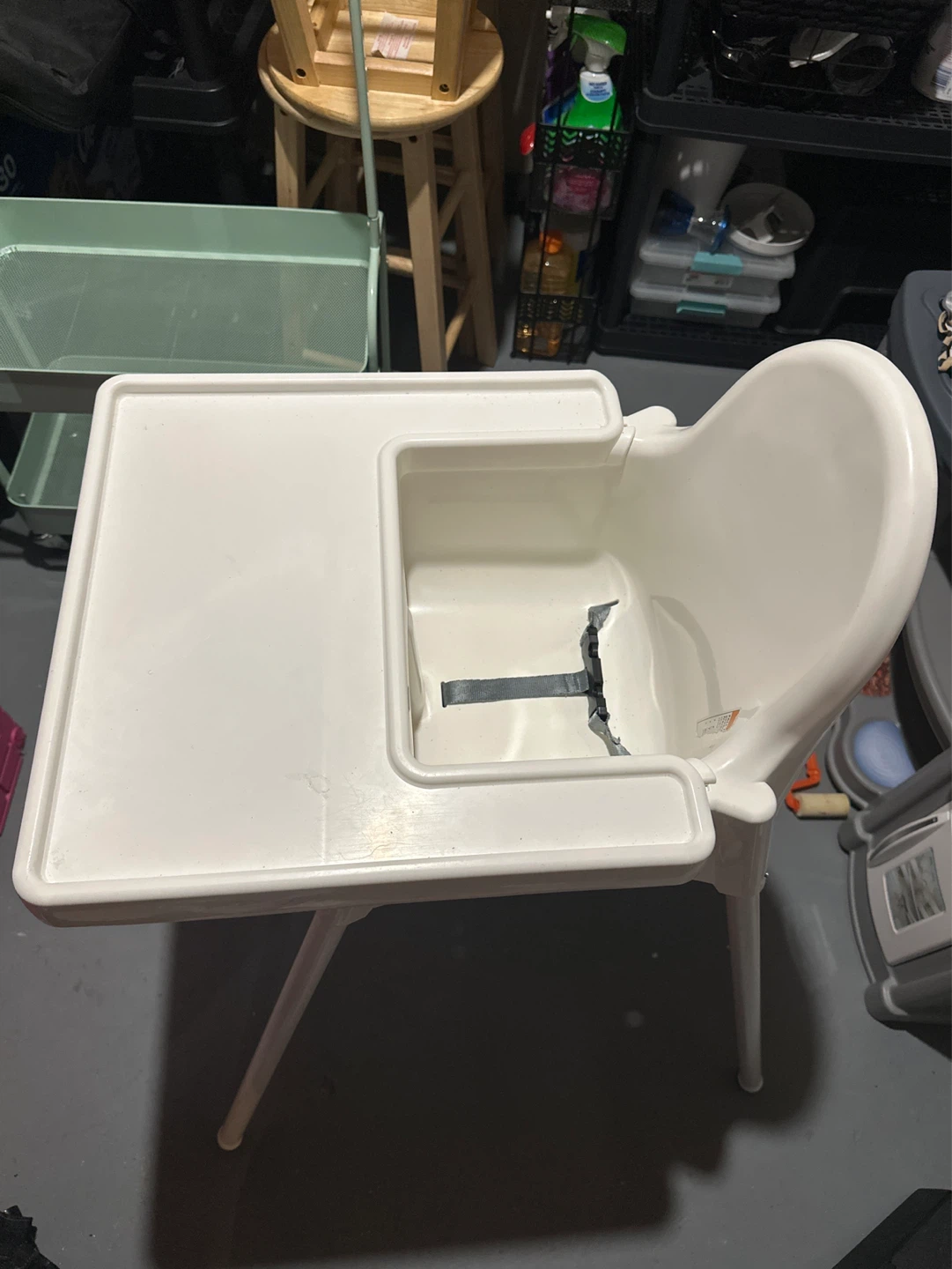 White Baby feeding High Chair - photo 2