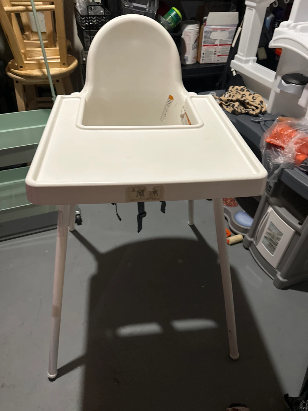 White Baby feeding High Chair