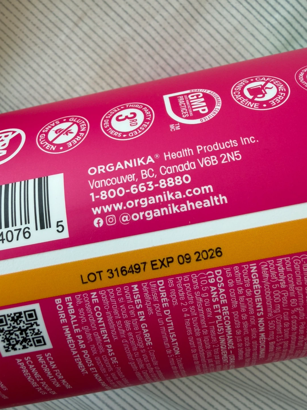 Organika MetaBoost Powder - Tangy Grapefruit - photo 3