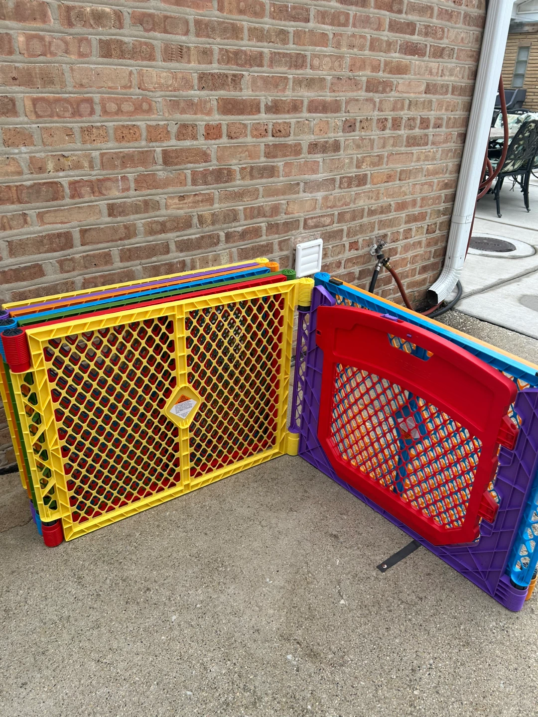 Multi-Color Plastic Baby Playpen Gate - photo 2