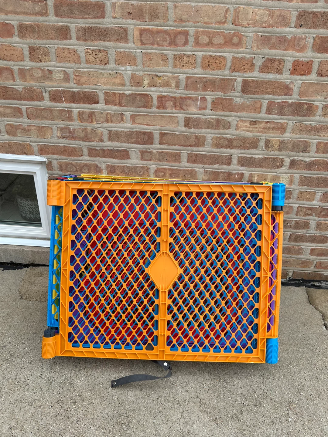 Multi-Color Plastic Baby Playpen Gate