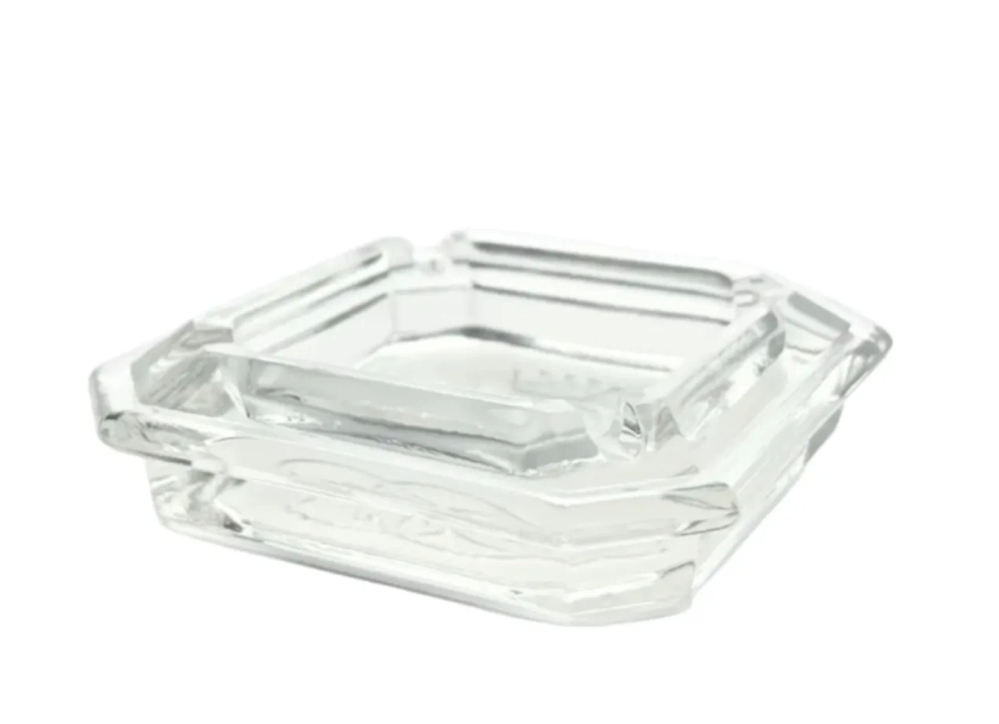 Orient Express Venice Simplon -Clear Glass Ashtray - photo 2