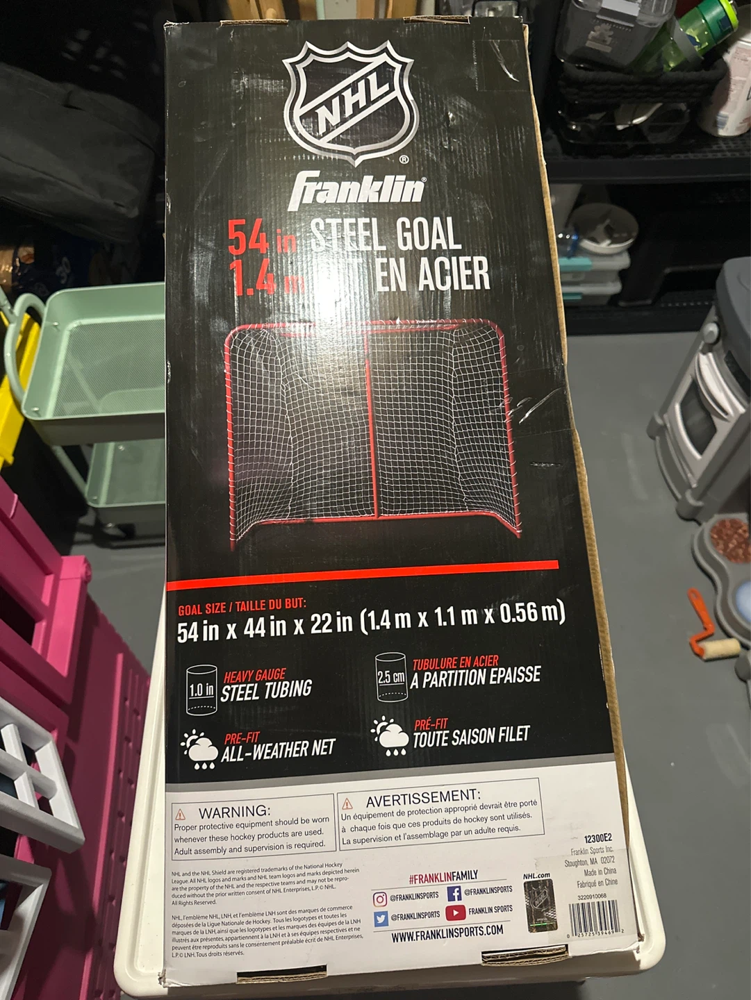 Franklin 54" Steel Hockey Goal