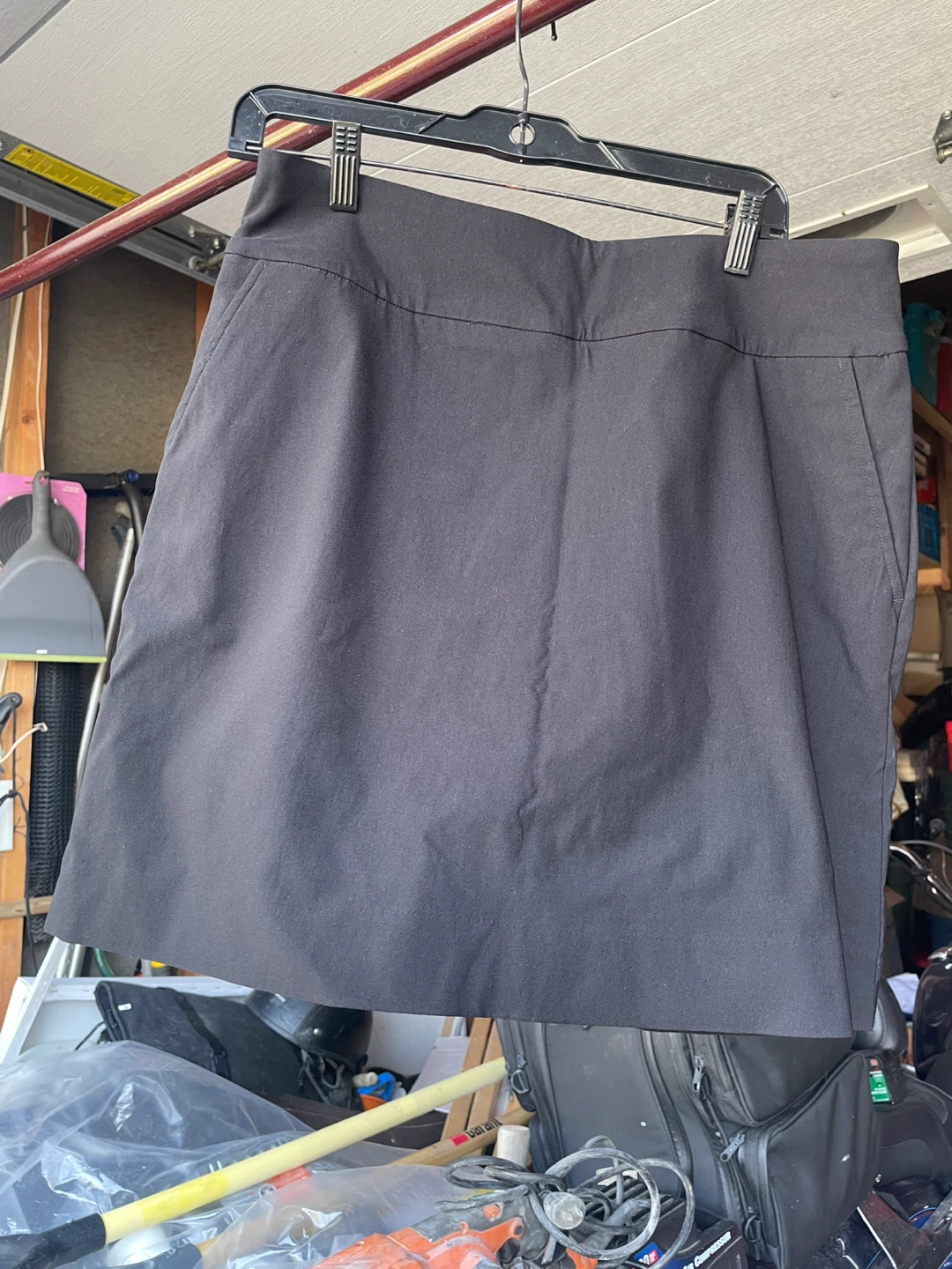 S.C. & Co. Black Pull-on Skort with Tummy Control - Size M