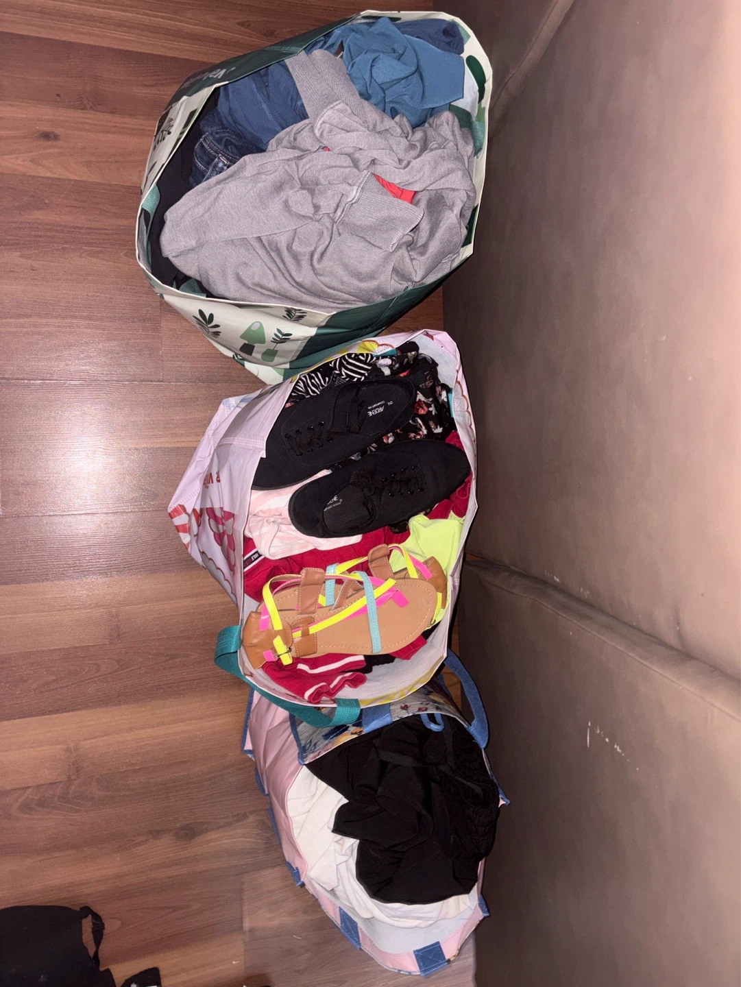 Bundle of women's clothing and shoes