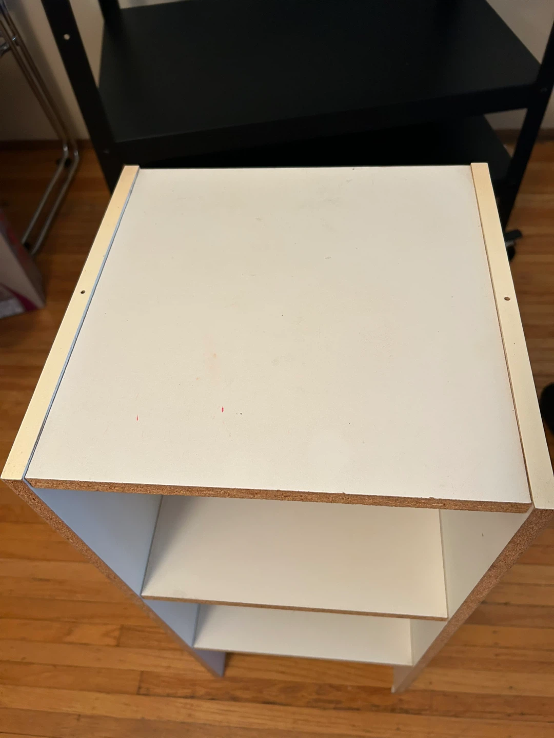 White 3-Shelf Storage Unit - photo 4