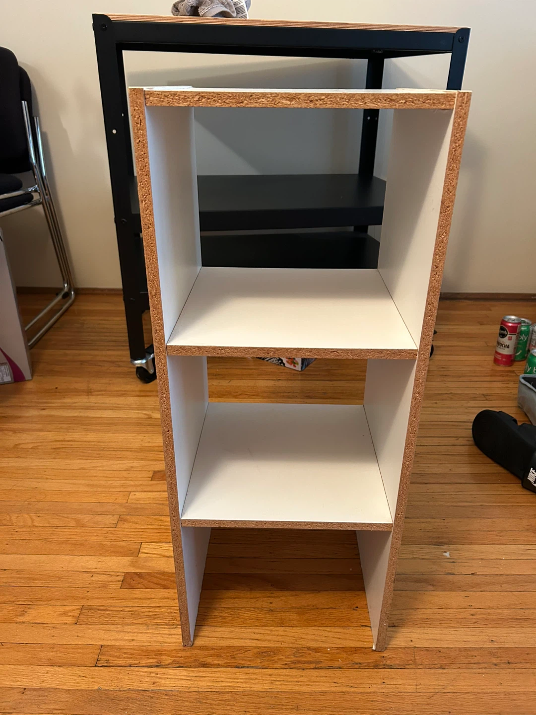 White 3-Shelf Storage Unit - photo 3