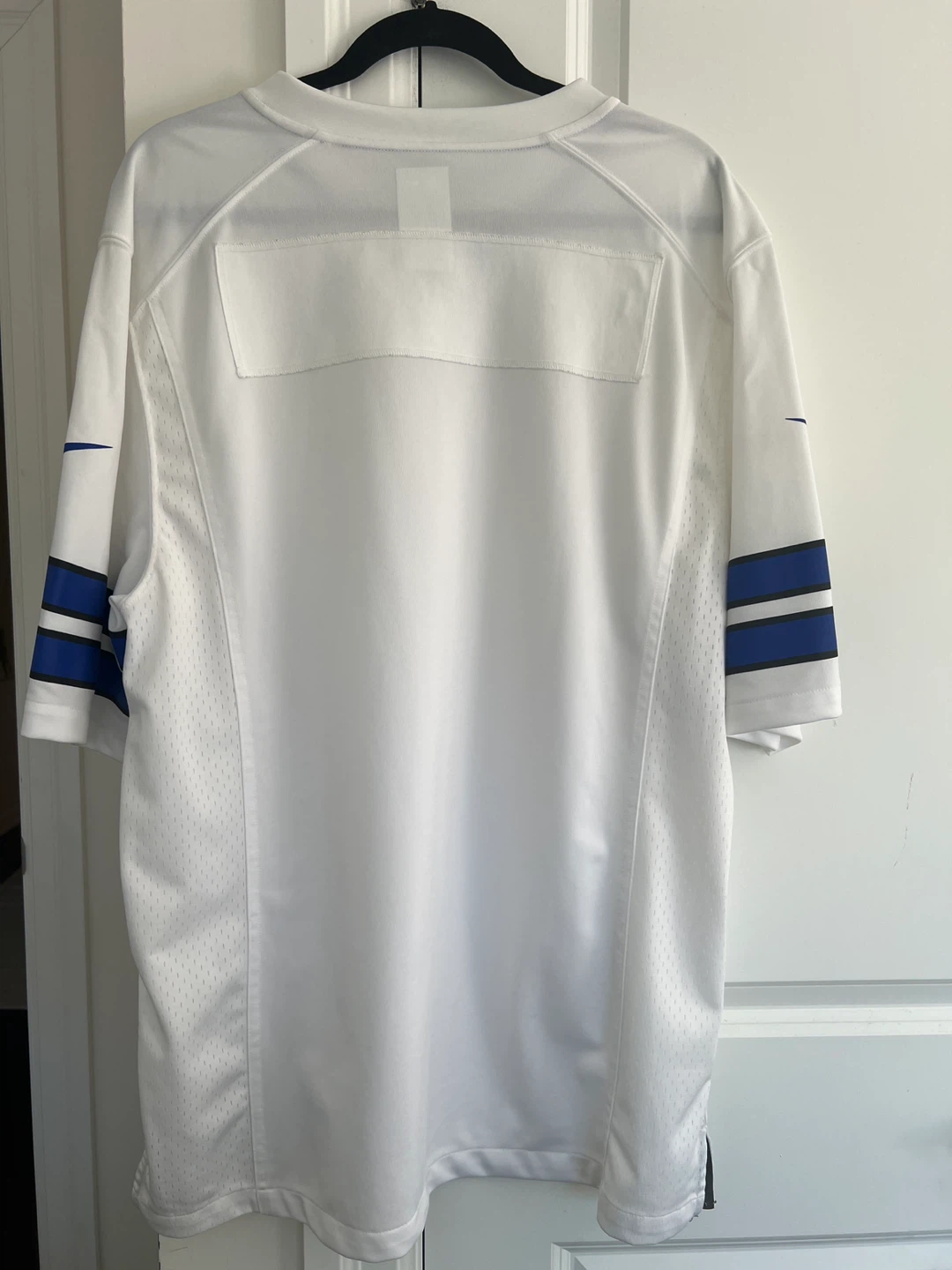 Dallas Cowboys Jersey White Blue Blank - photo 2