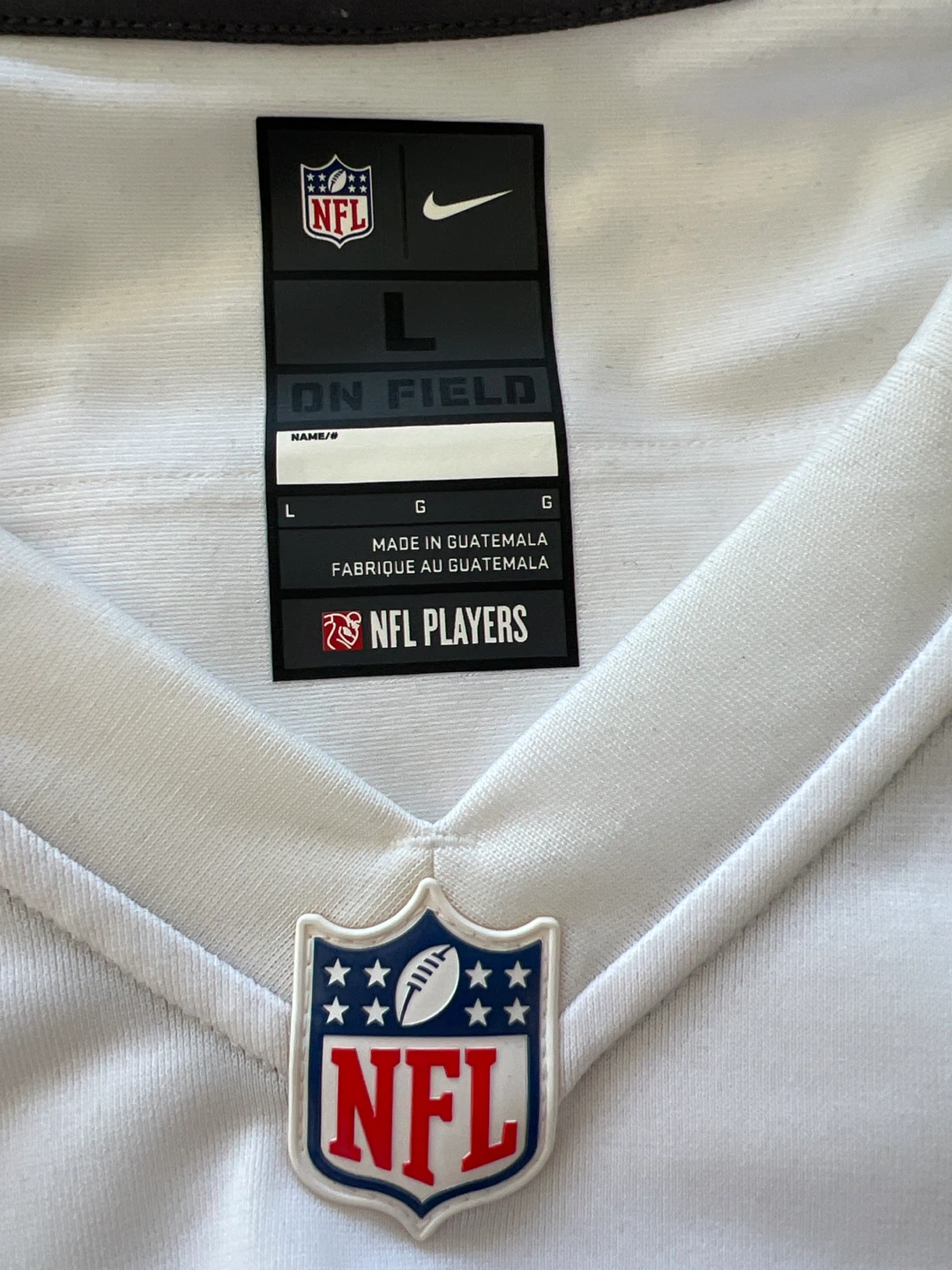 Dallas Cowboys Jersey White Blue Blank - photo 4
