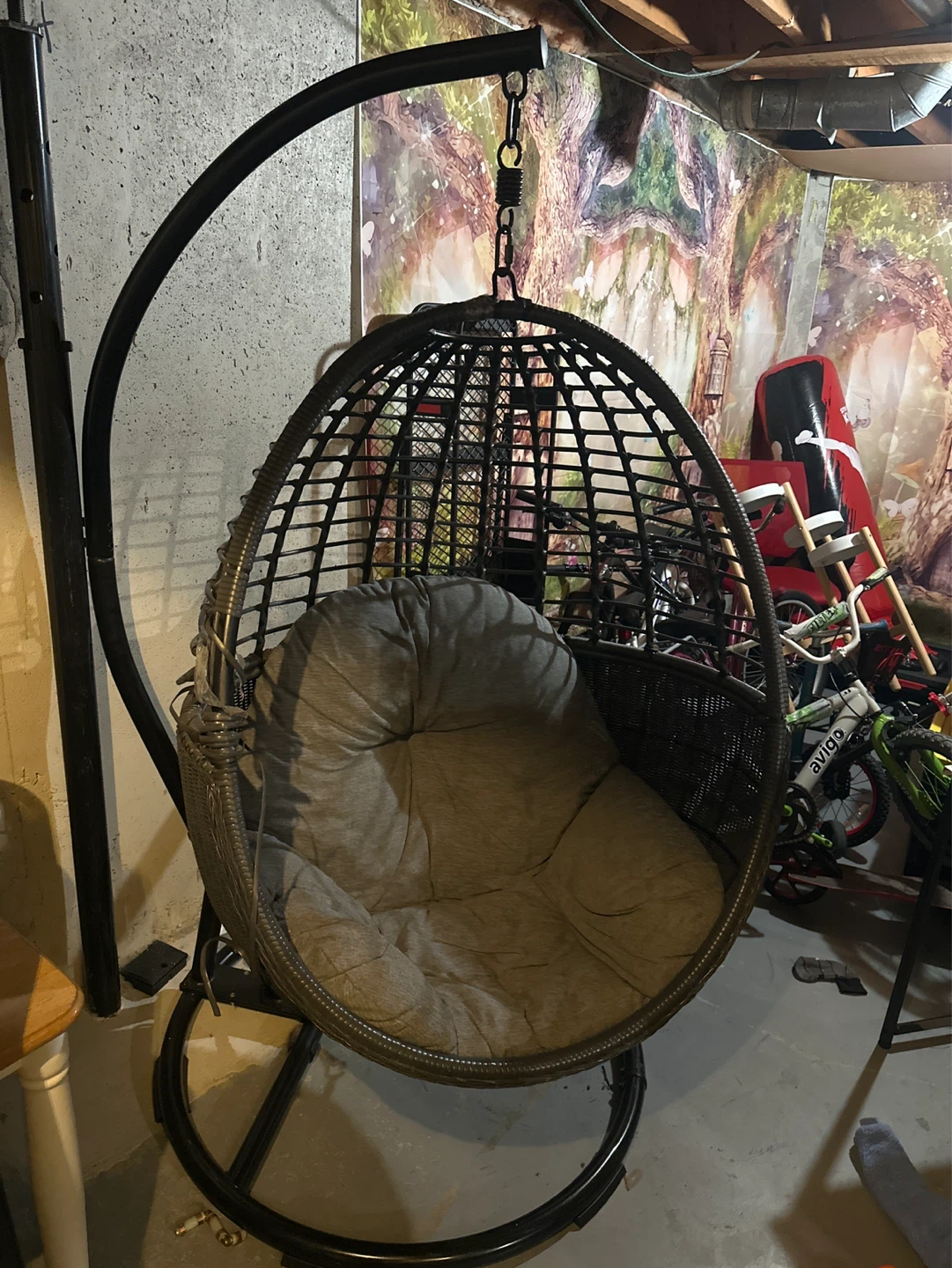 Hanging Egg Hammock Chair with Cushion - photo 2