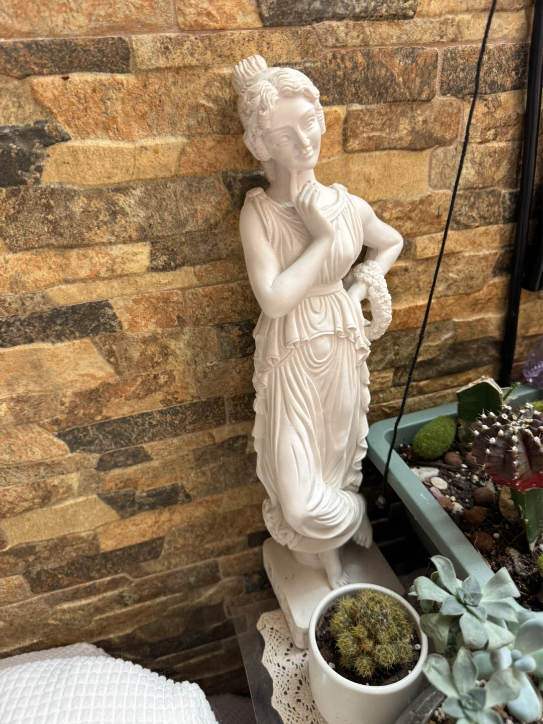 White Classical Statue Figurine
