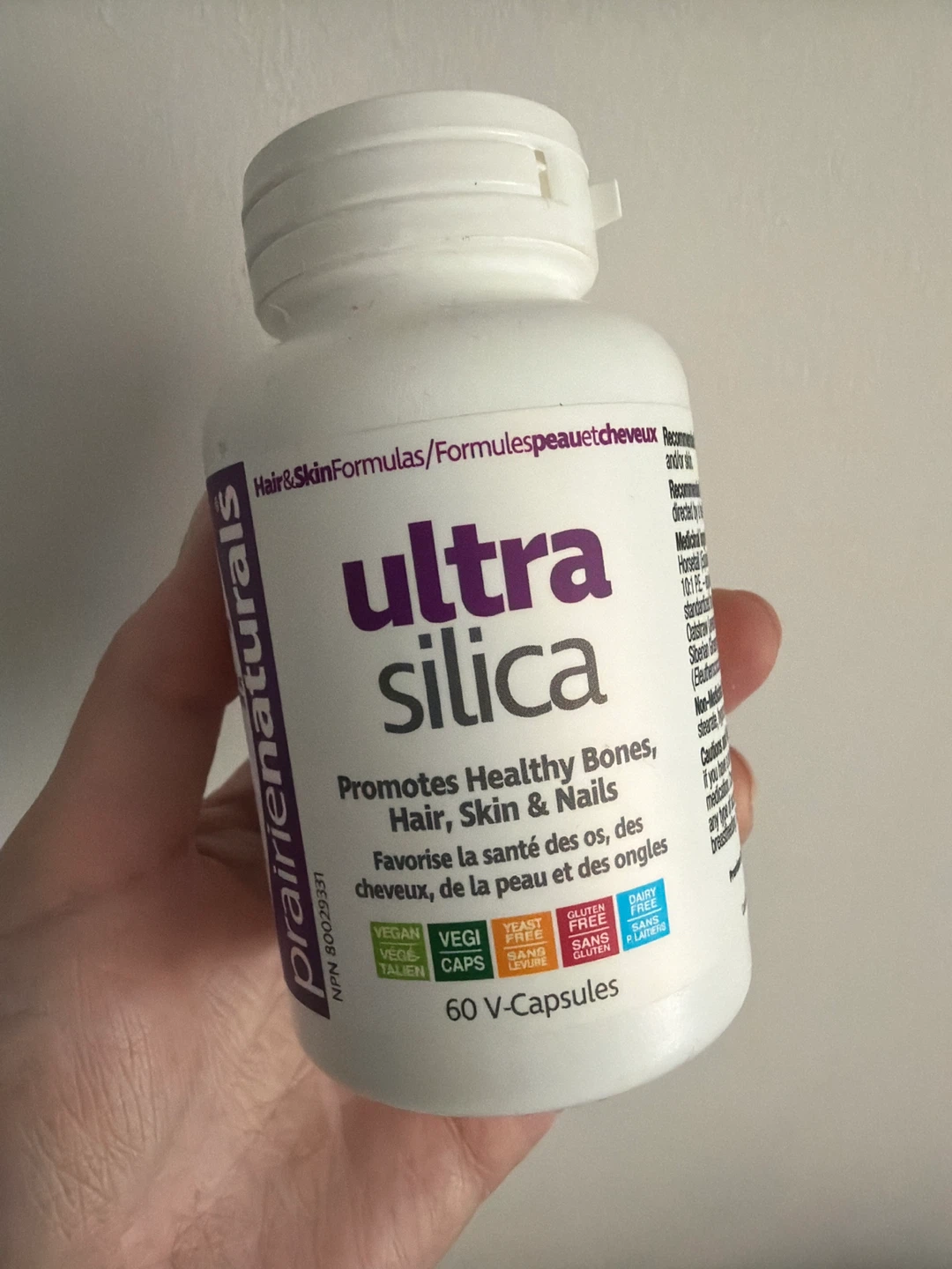 Prairie Naturals Ultra Silica Hair Skin Nails Supplement