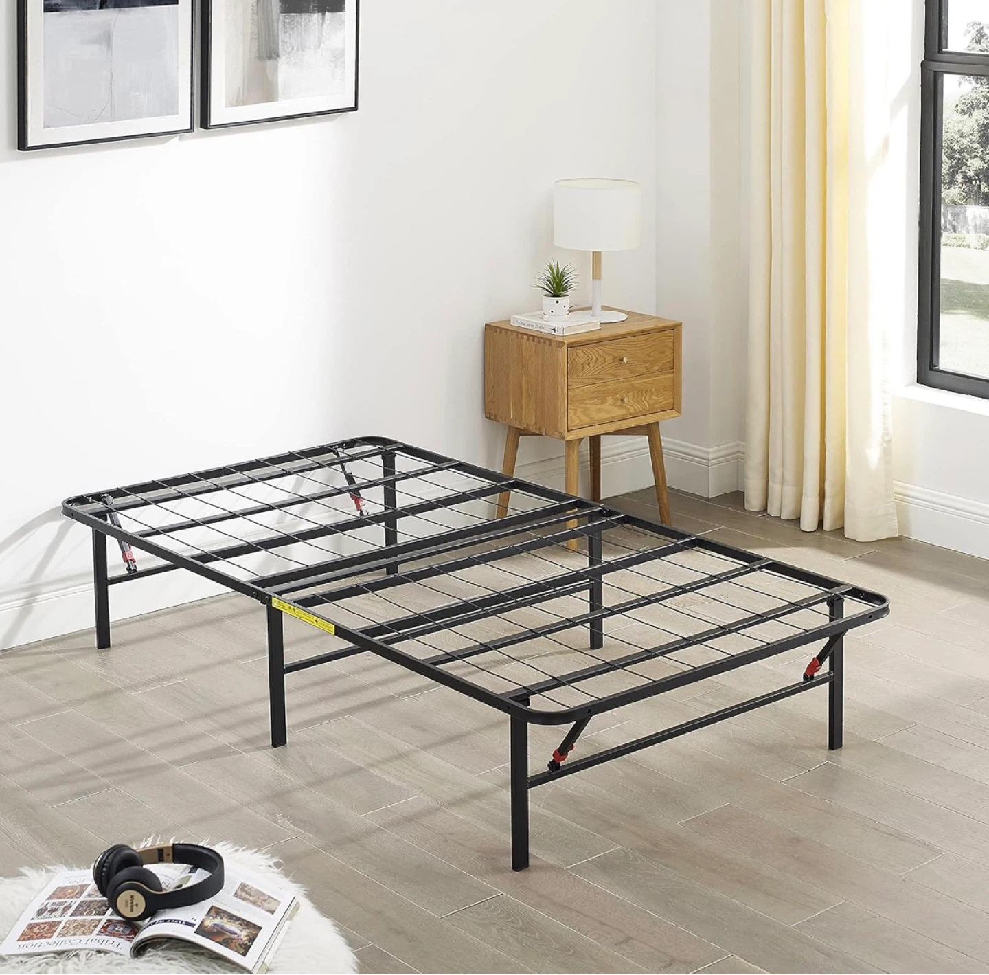 Twin Bed Frame - 14” Foldable