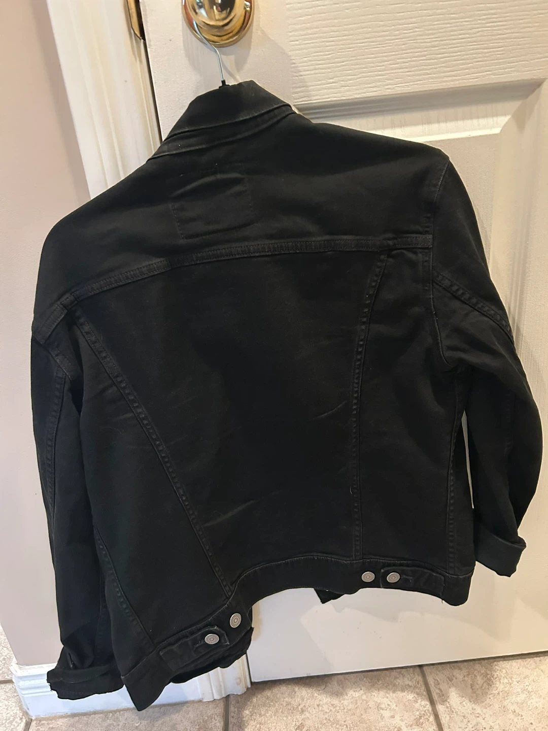 Levi's Black Denim Trucker Jacket - photo 4