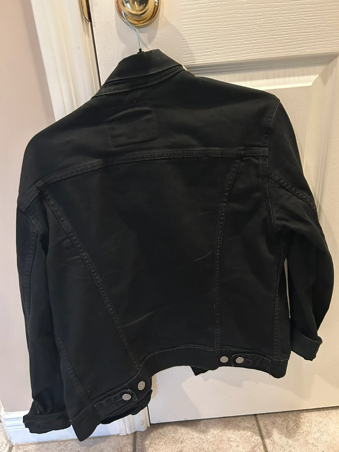 Levi's Black Denim Trucker Jacket - photo 3