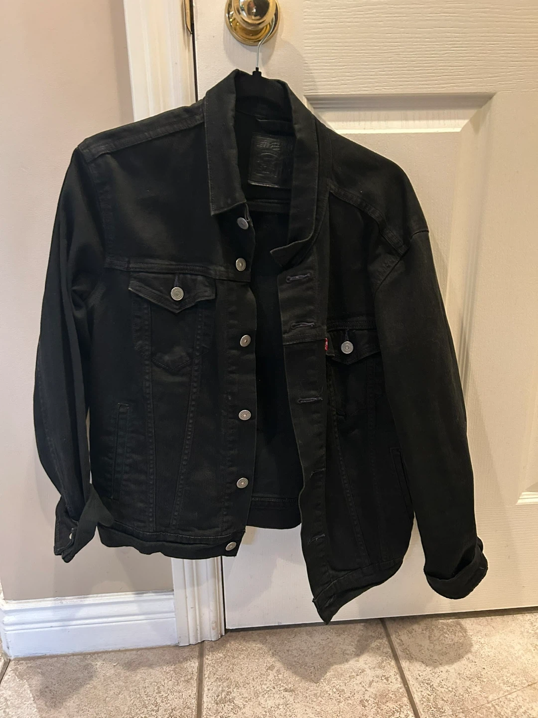 Levi's Black Denim Trucker Jacket