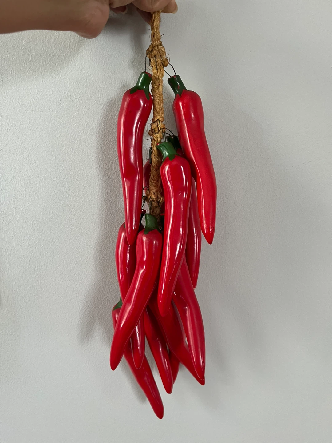 Decorative Red Chili Peppers String - photo 2