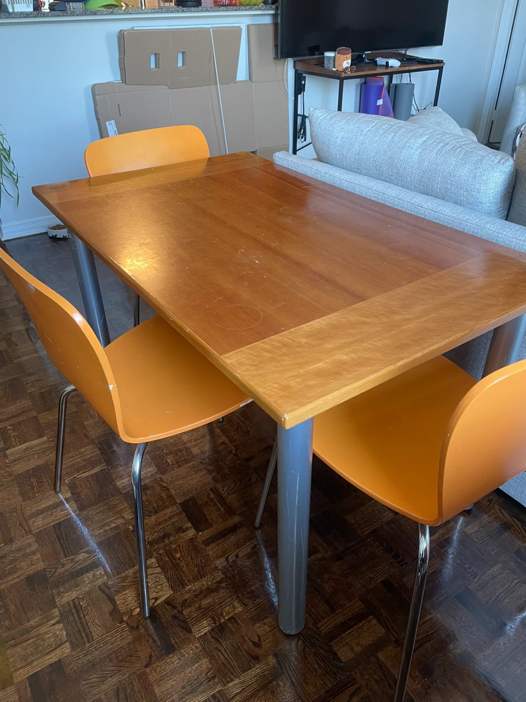 Dining Table with  3 Chairs - photo 2