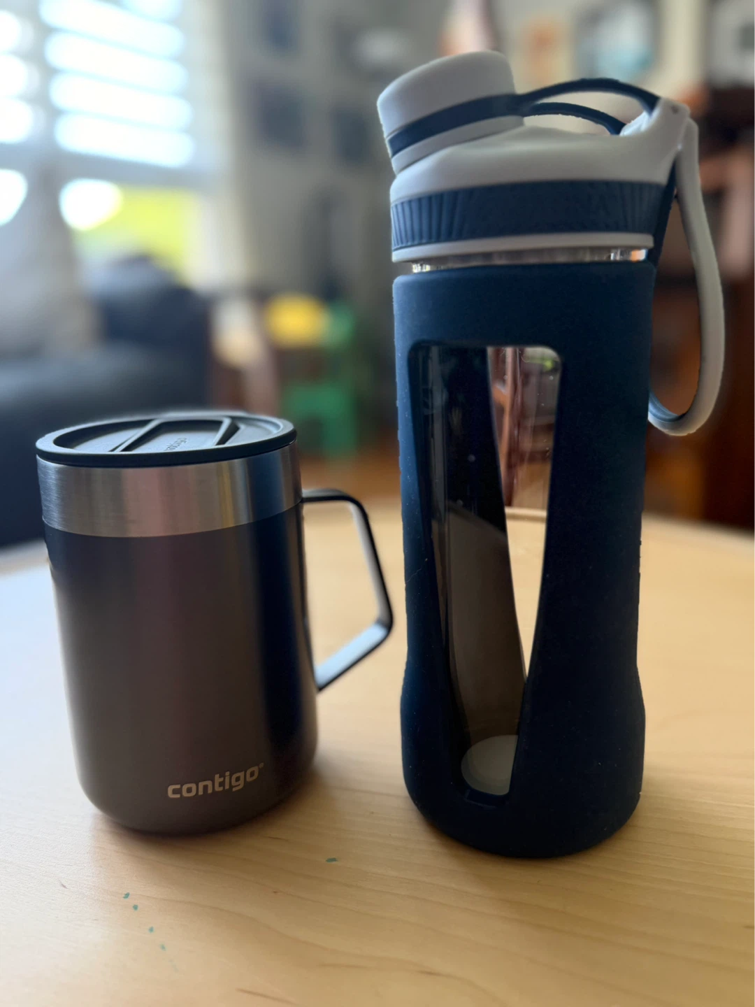 Contigo Travel Mug and Manna Water Bottle