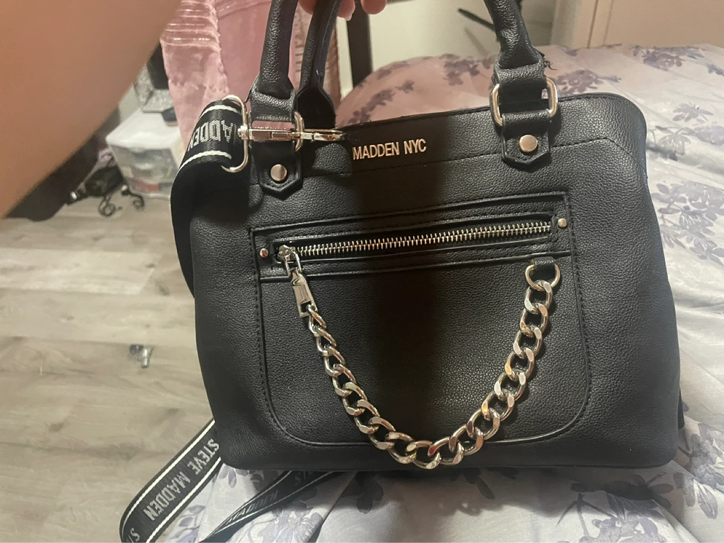 Steve Madden NYC Black Handbag