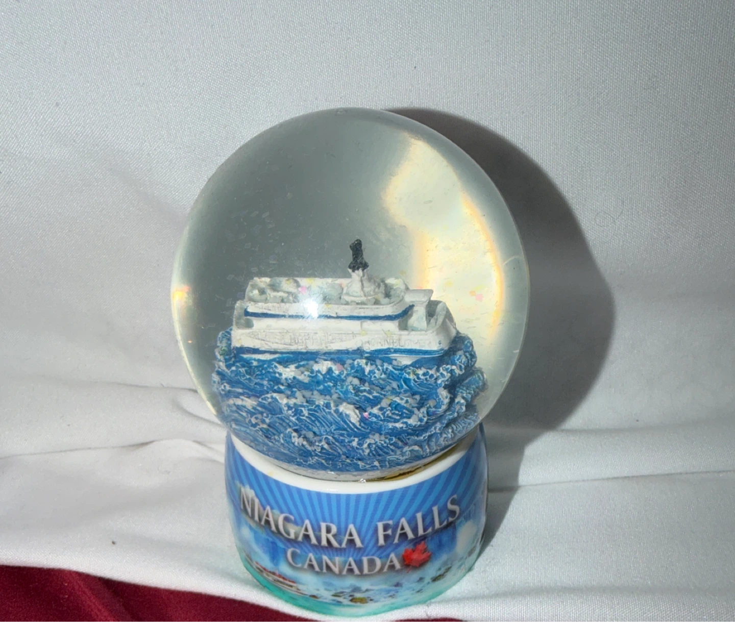 Niagara Falls Canada Snow Globe with Ship