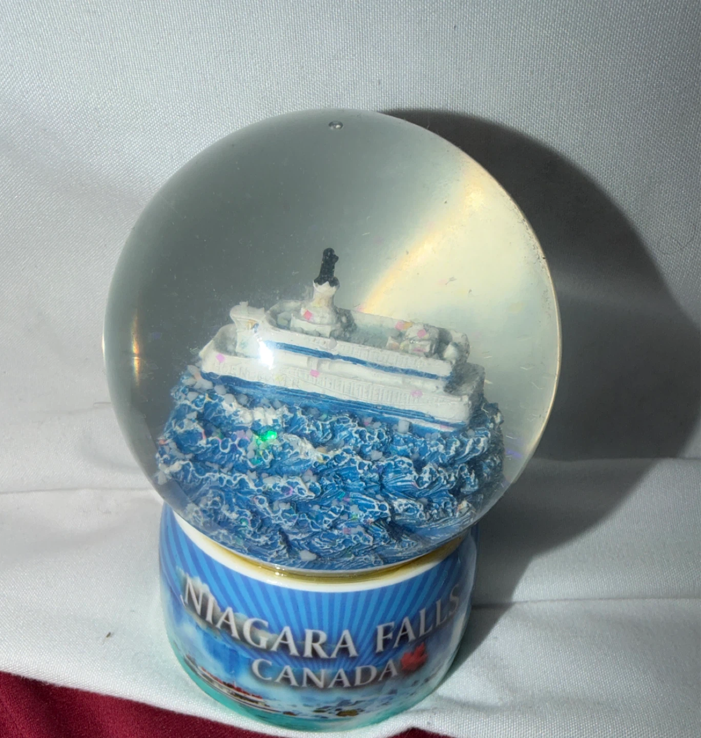 Niagara Falls Canada Snow Globe with Ship - photo 2