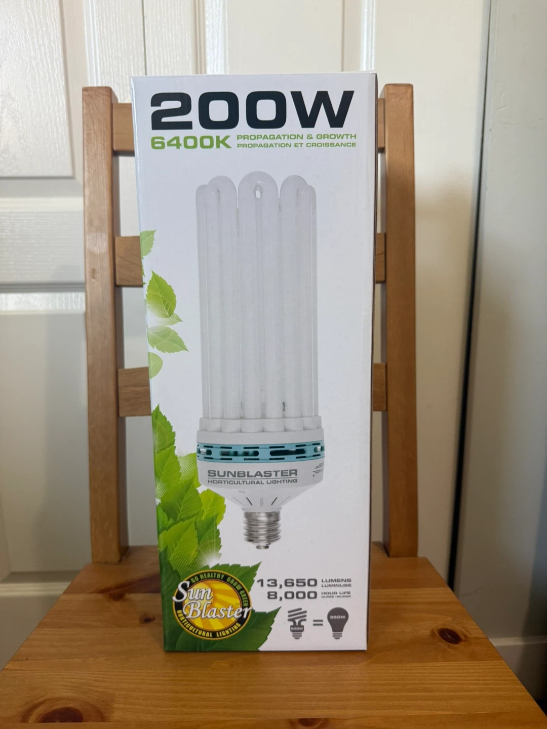 SunBlaster 200W 6400K Grow Light Bulbs