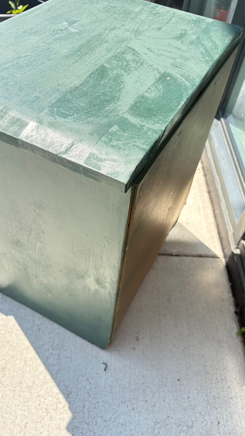 Green Two-Drawer Nightstand - photo 5