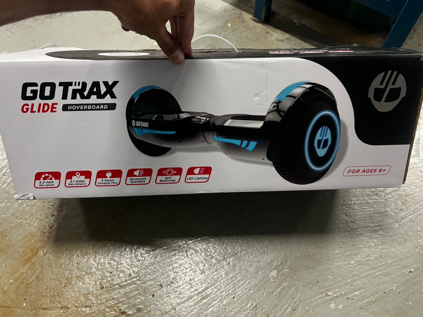 GOTRAX GLIDE Hoverboard with Bluetooth Speakers