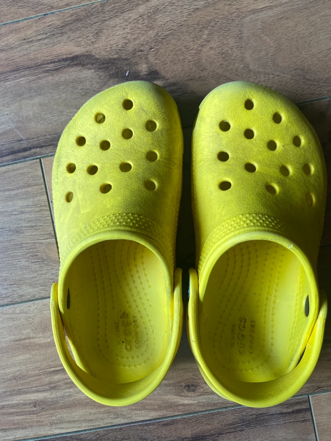 Yellow Crocs Clogs