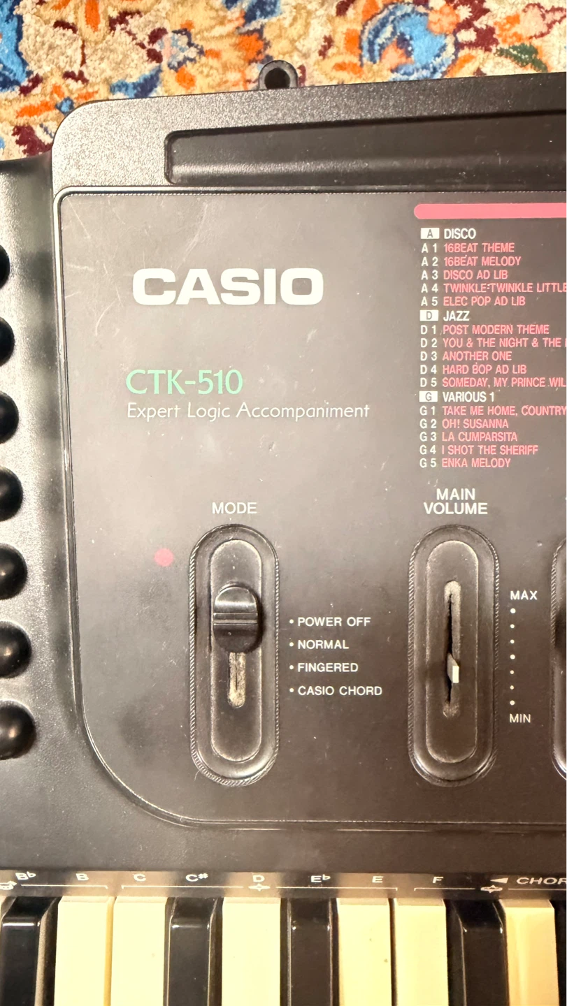 Casio CTK-510 Electronic Keyboard - photo 3