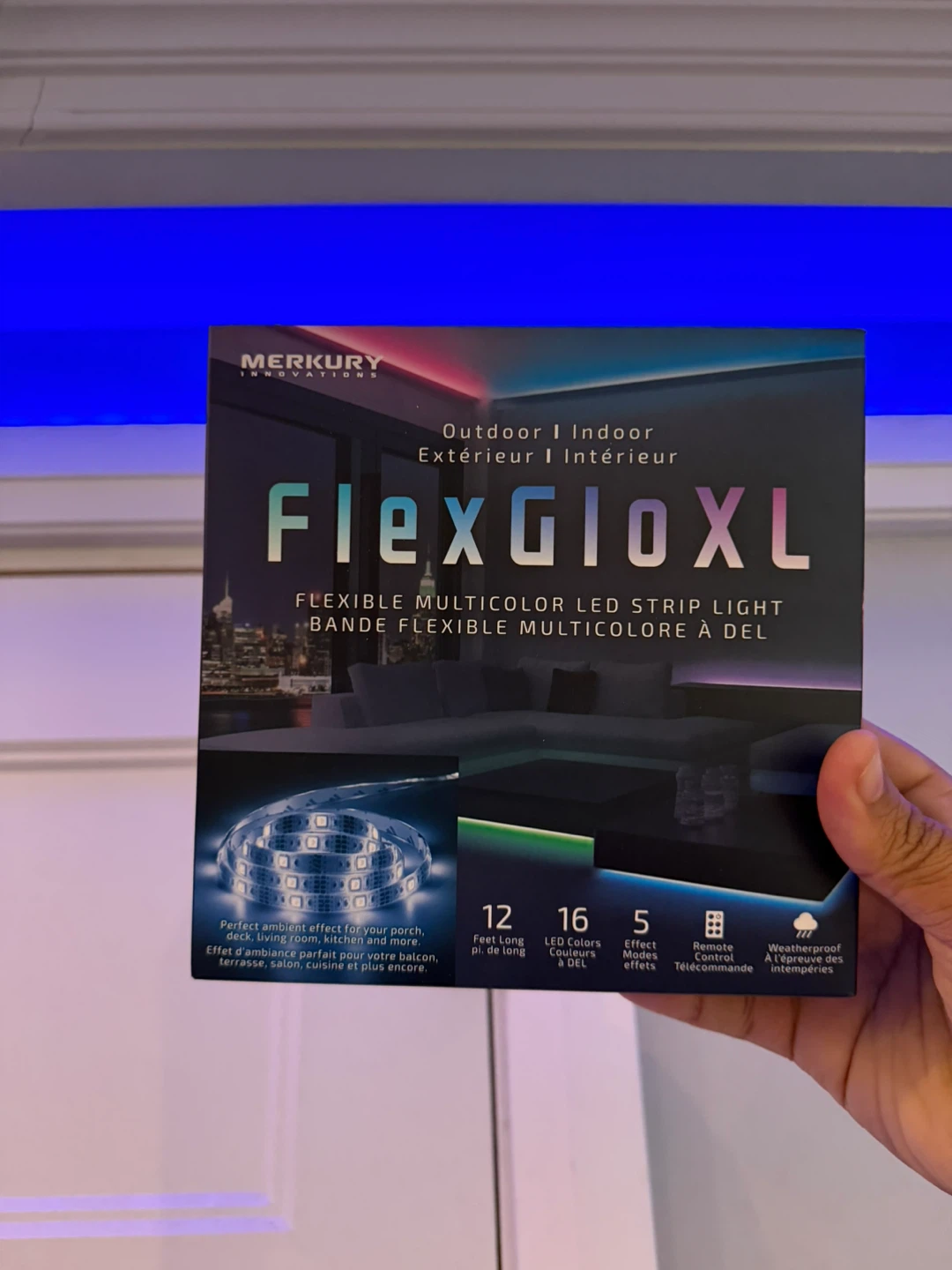 Merkury Innovations FlexGIO XL Flexible LED Strip Light - 12ft