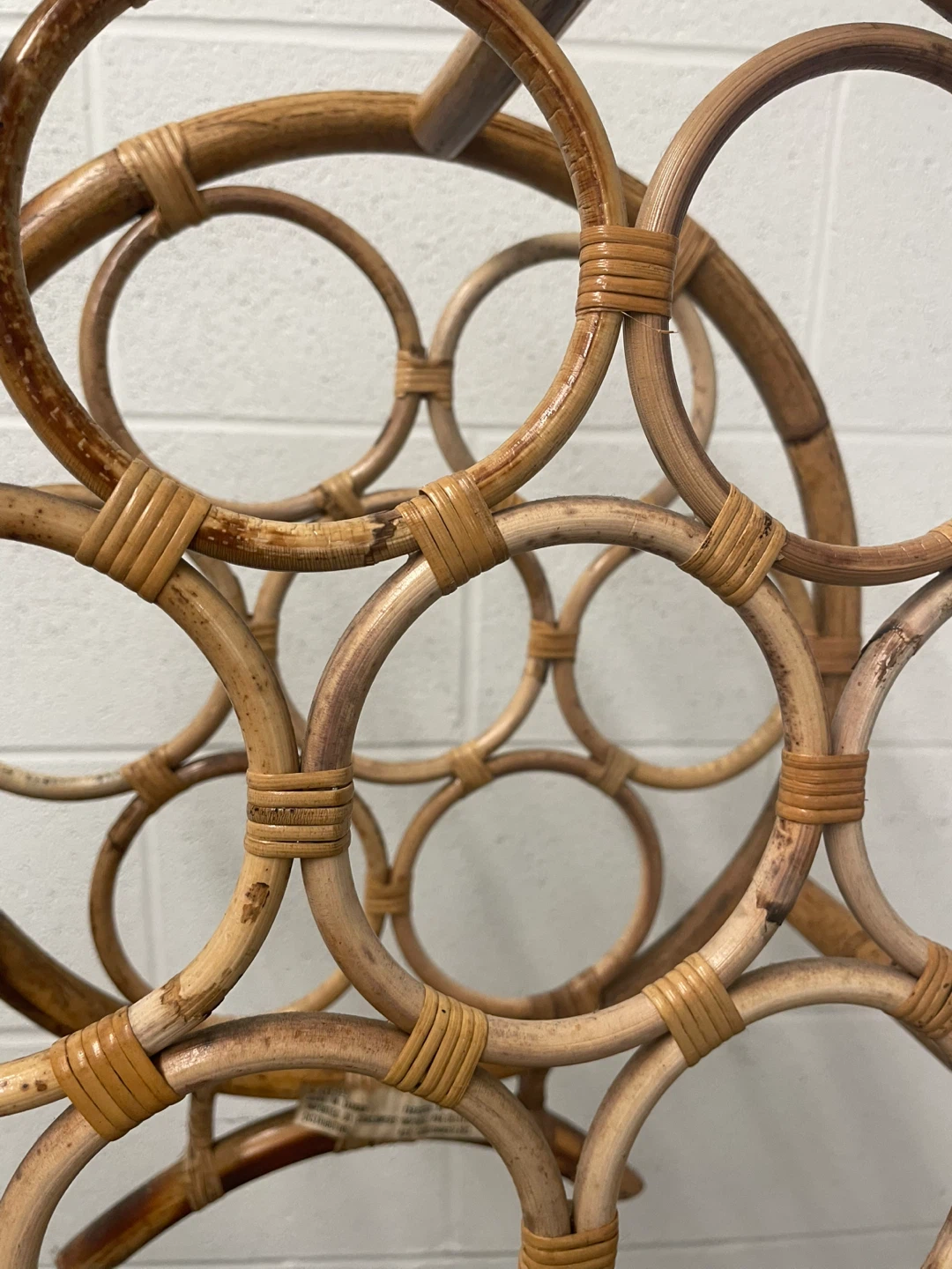 Rattan Wine Rack - photo 3