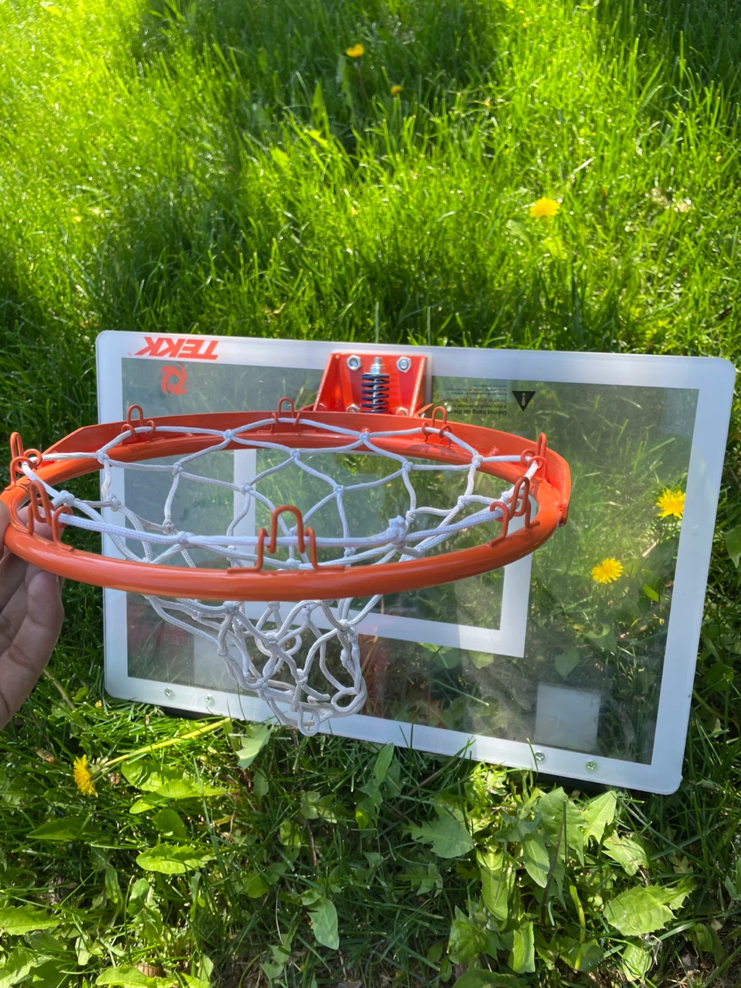 TEKK Mini Basketball Hoop Backboard and Rim