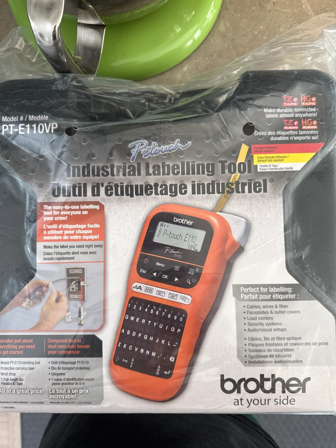 Brother PT-E110VP Industrial Labelling Tool