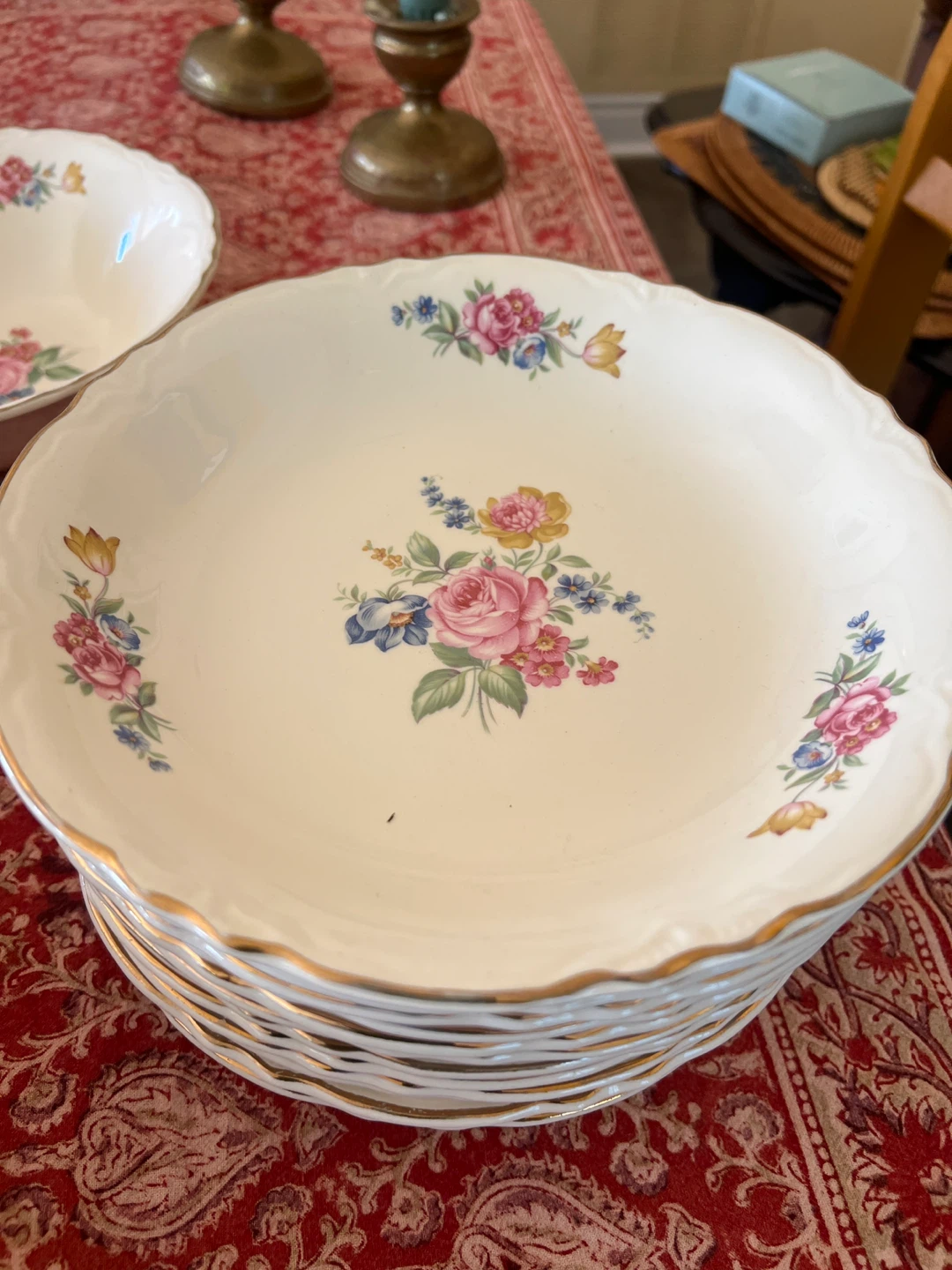 Set of Vintage Floral Dinner Ware - photo 2