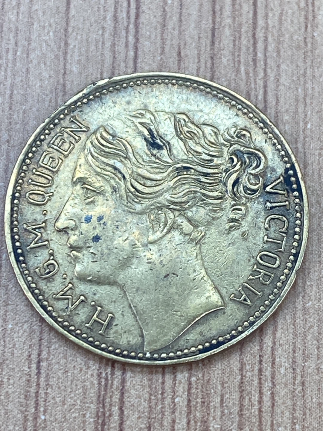 1837 Victoria Queen G.M. H.M. Coin - photo 2