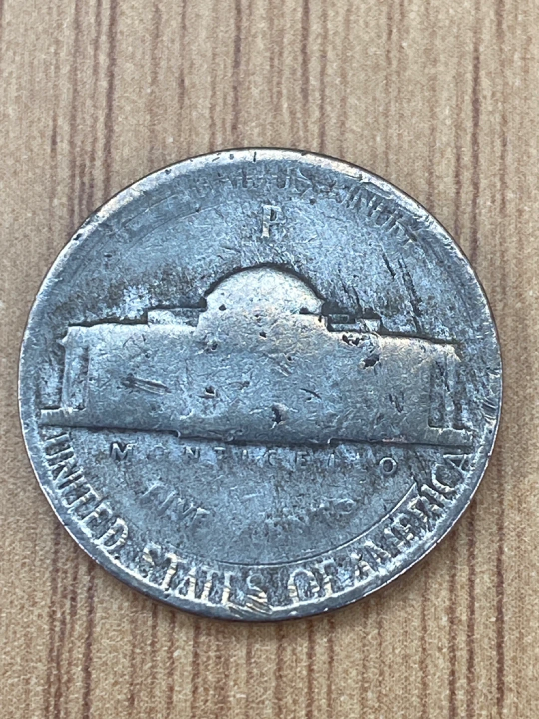 1944 United States Nickel Coin - photo 2