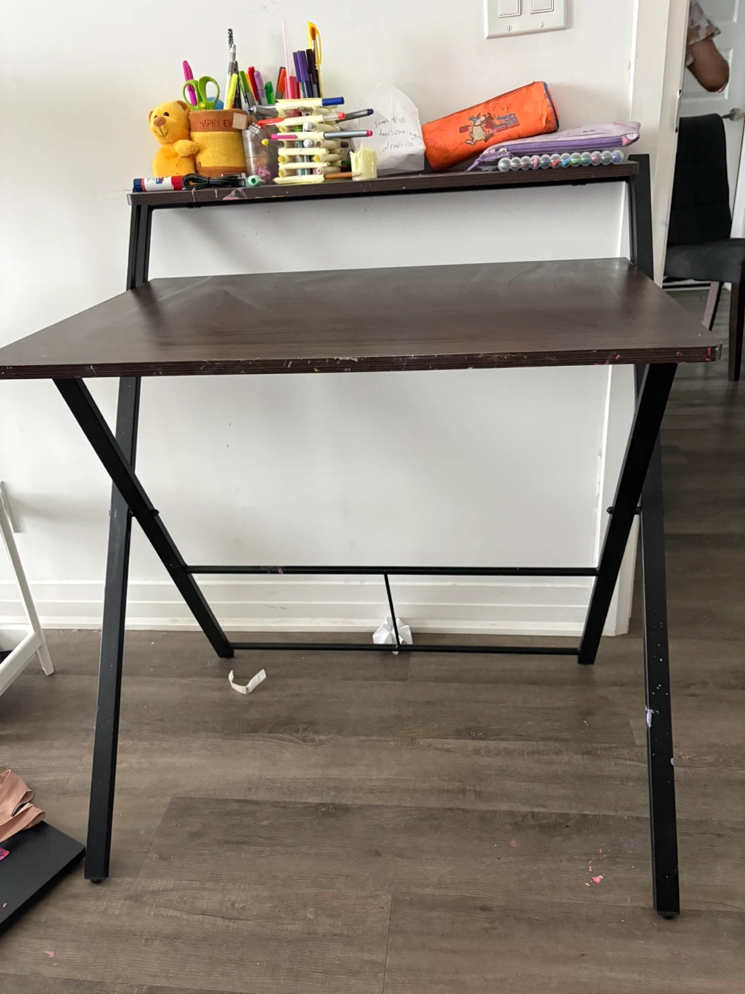 Folding Desk with Shelf - photo 4