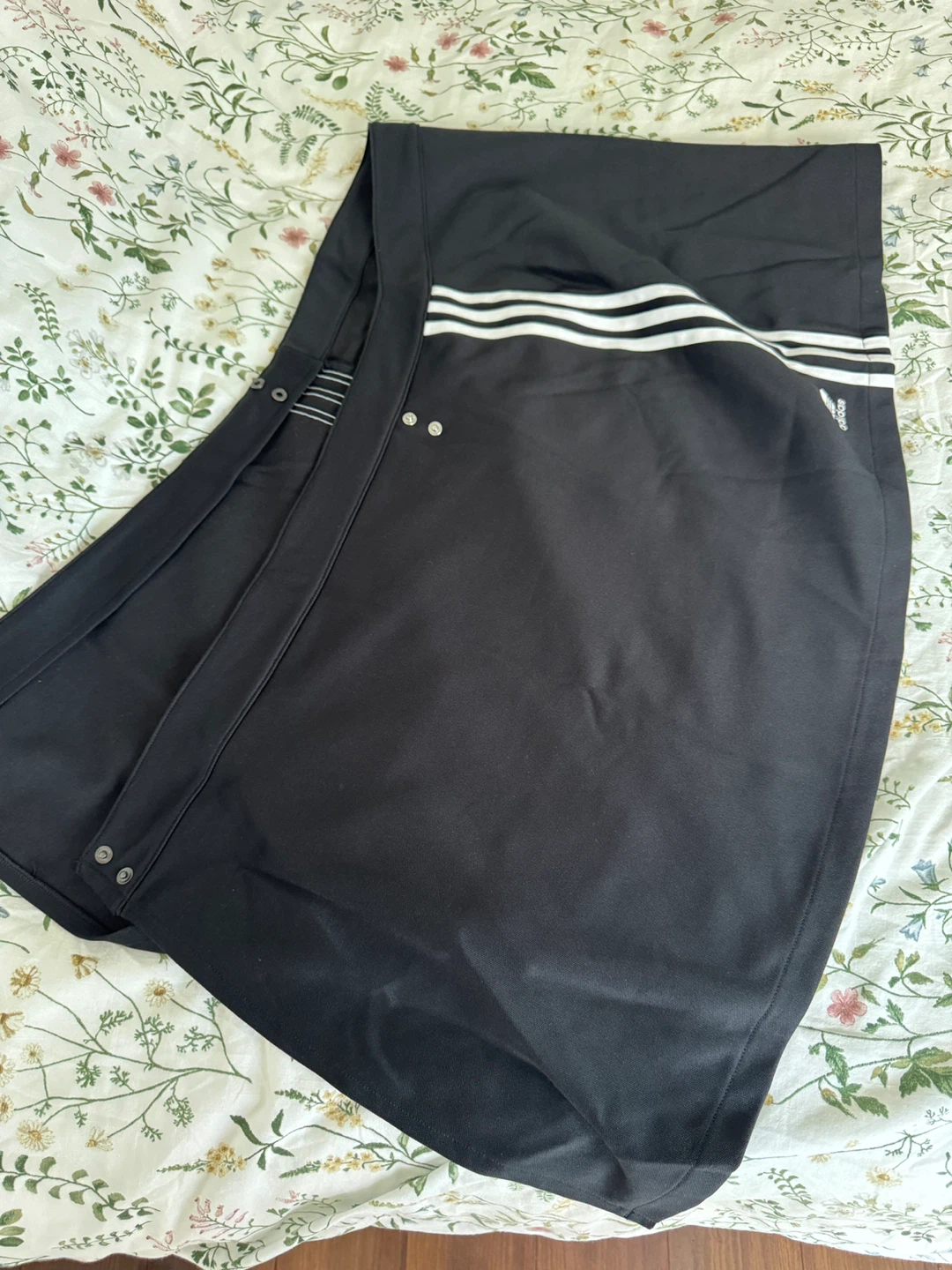 Adidas Black Skirt with White Stripes - Size XL - photo 3