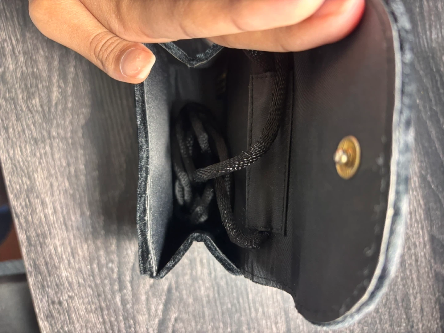 mini Black Velvet Purse - photo 2