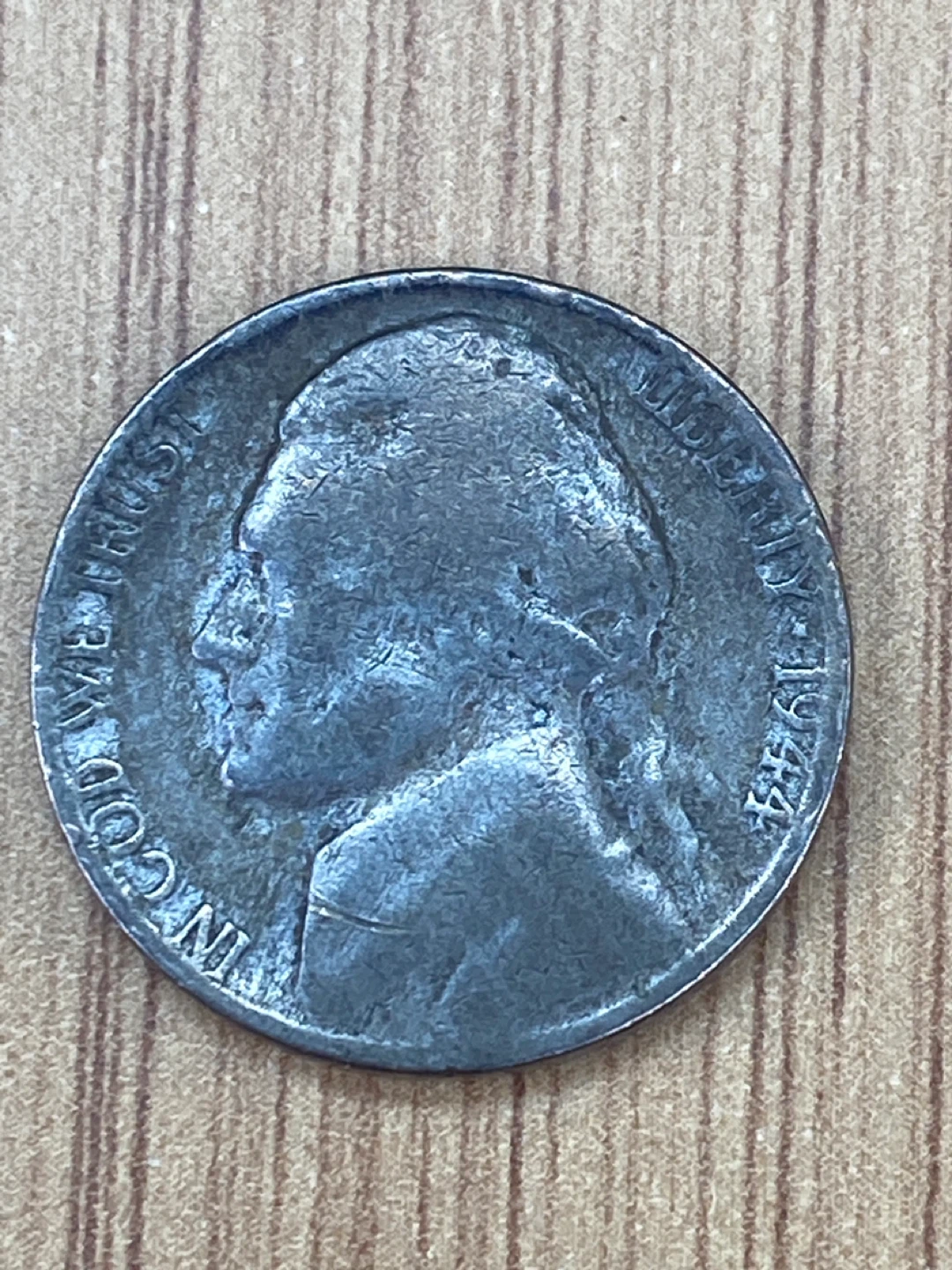 1944 United States Nickel Coin - photo 3